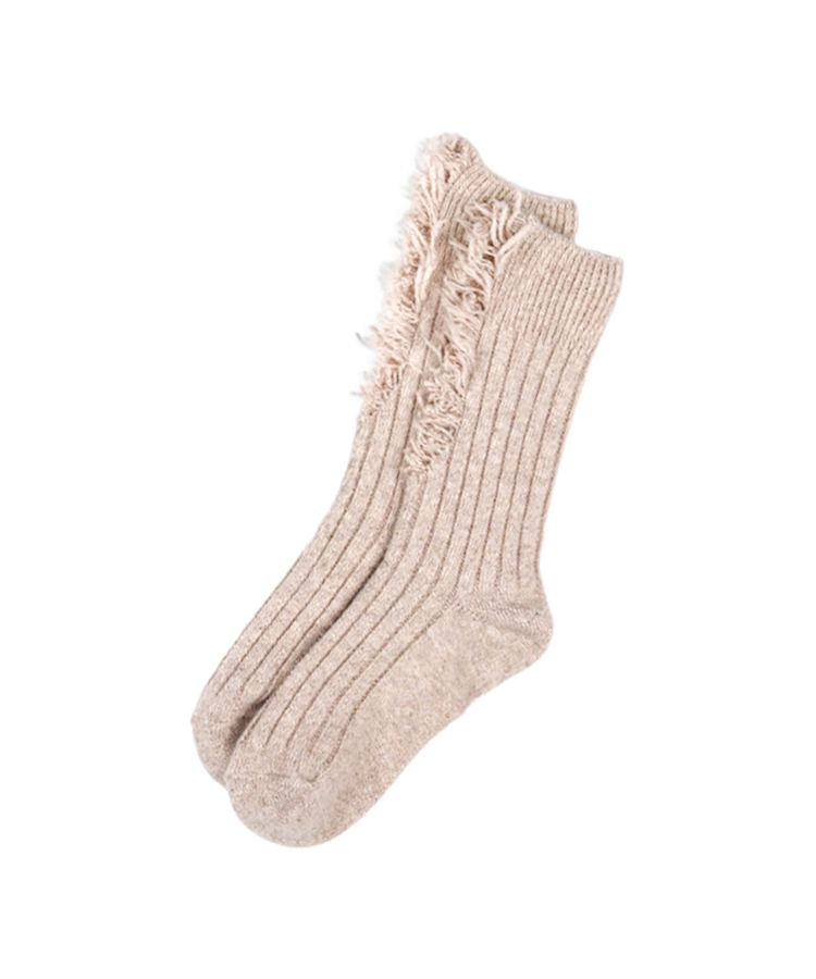 Double cylinder cotton socks for men